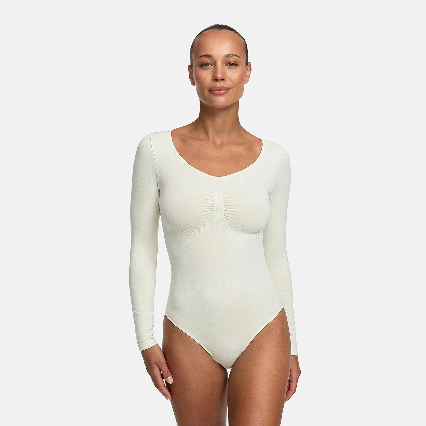 Bodysuit Sculpting Shapewear Longsleeve mit Slip - Image 21