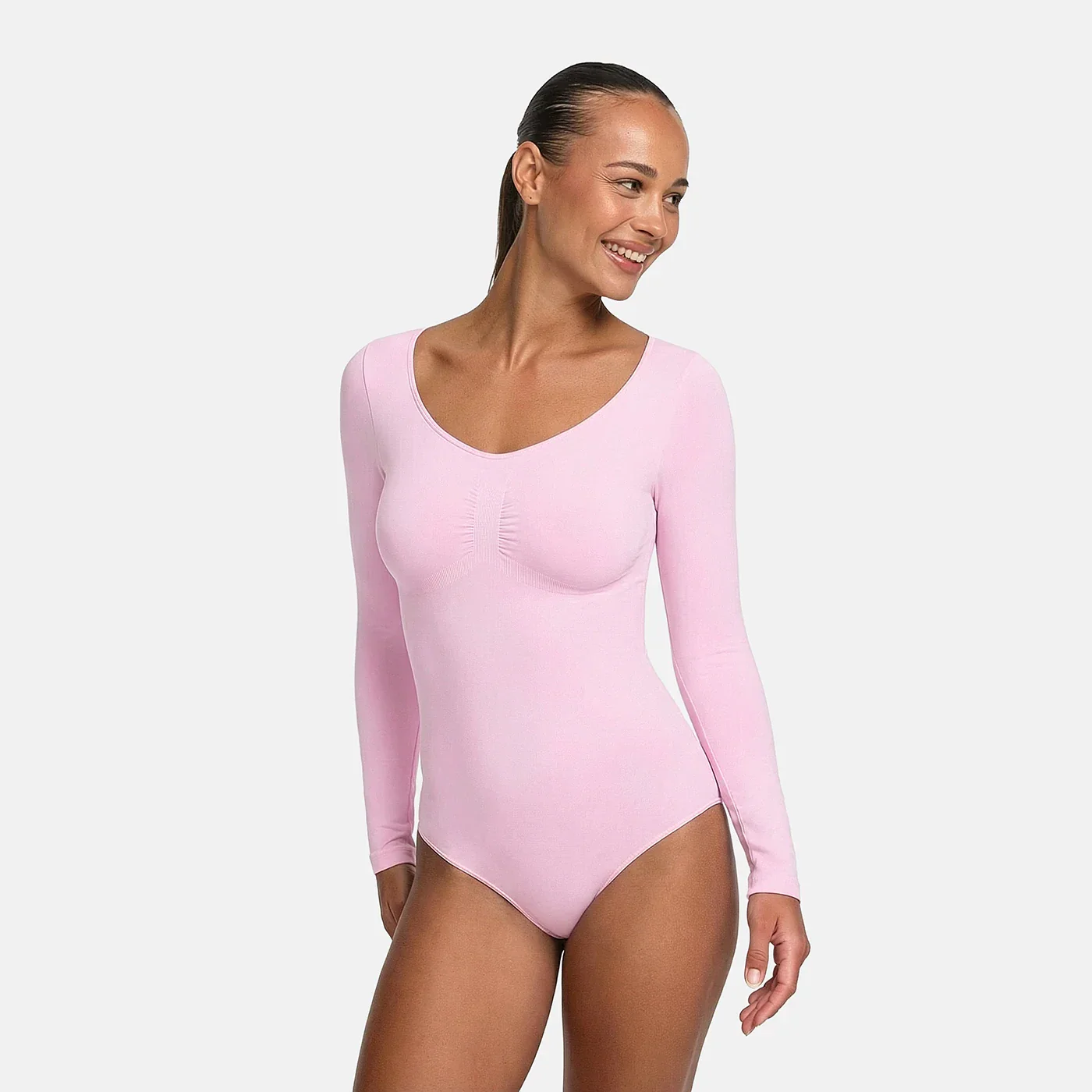 Bodysuit Sculpting Shapewear Longsleeve mit Slip - Image 33