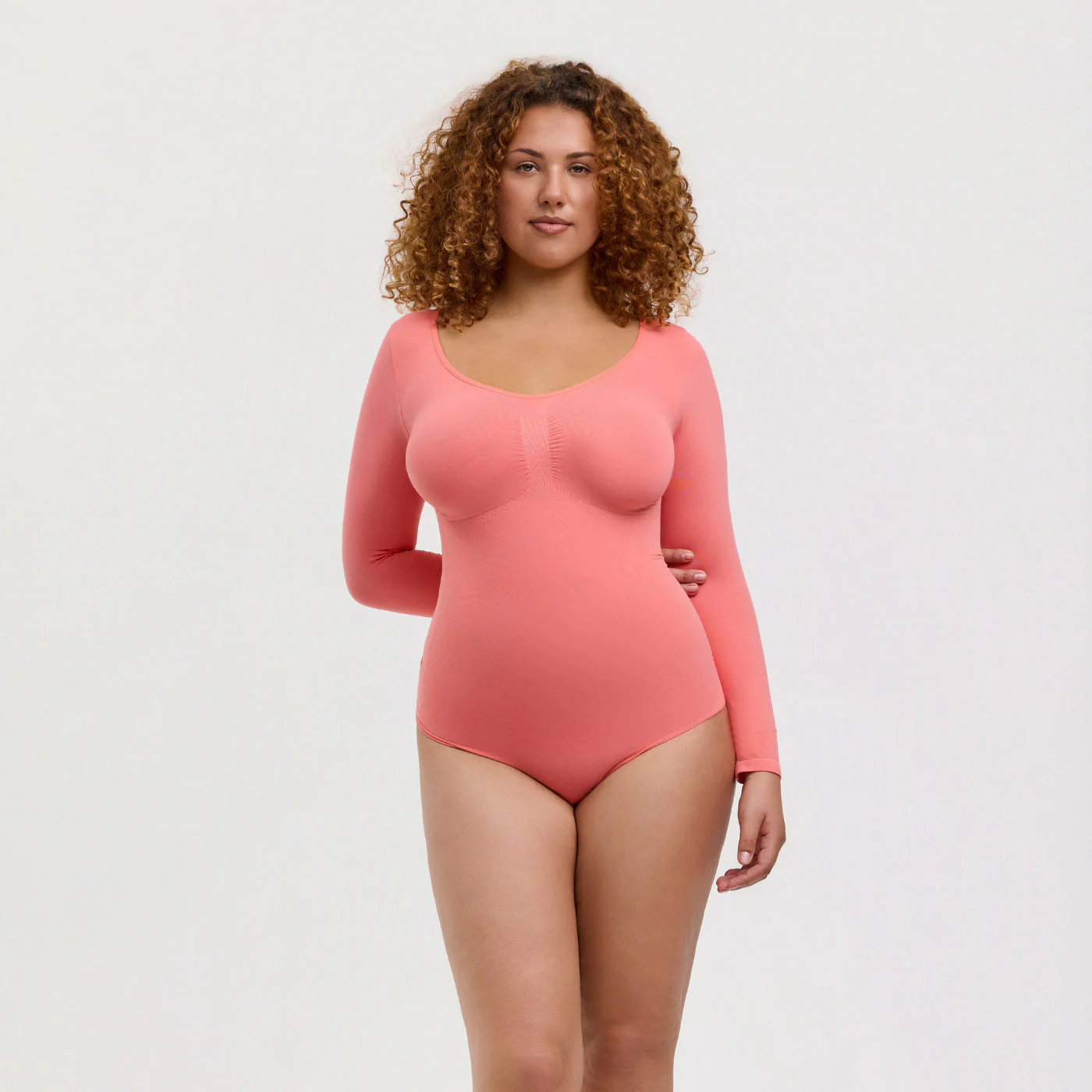 Bodysuit Sculpting Shapewear Longsleeve mit Slip - Image 35