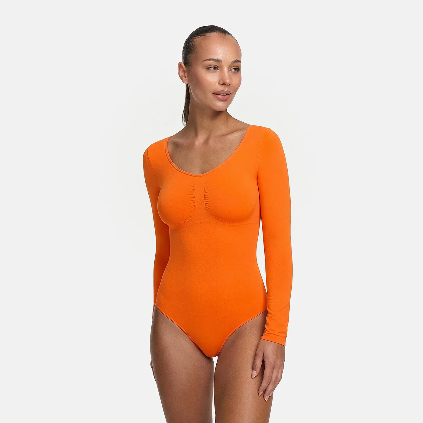 Bodysuit Sculpting Shapewear Longsleeve mit Slip - Image 39