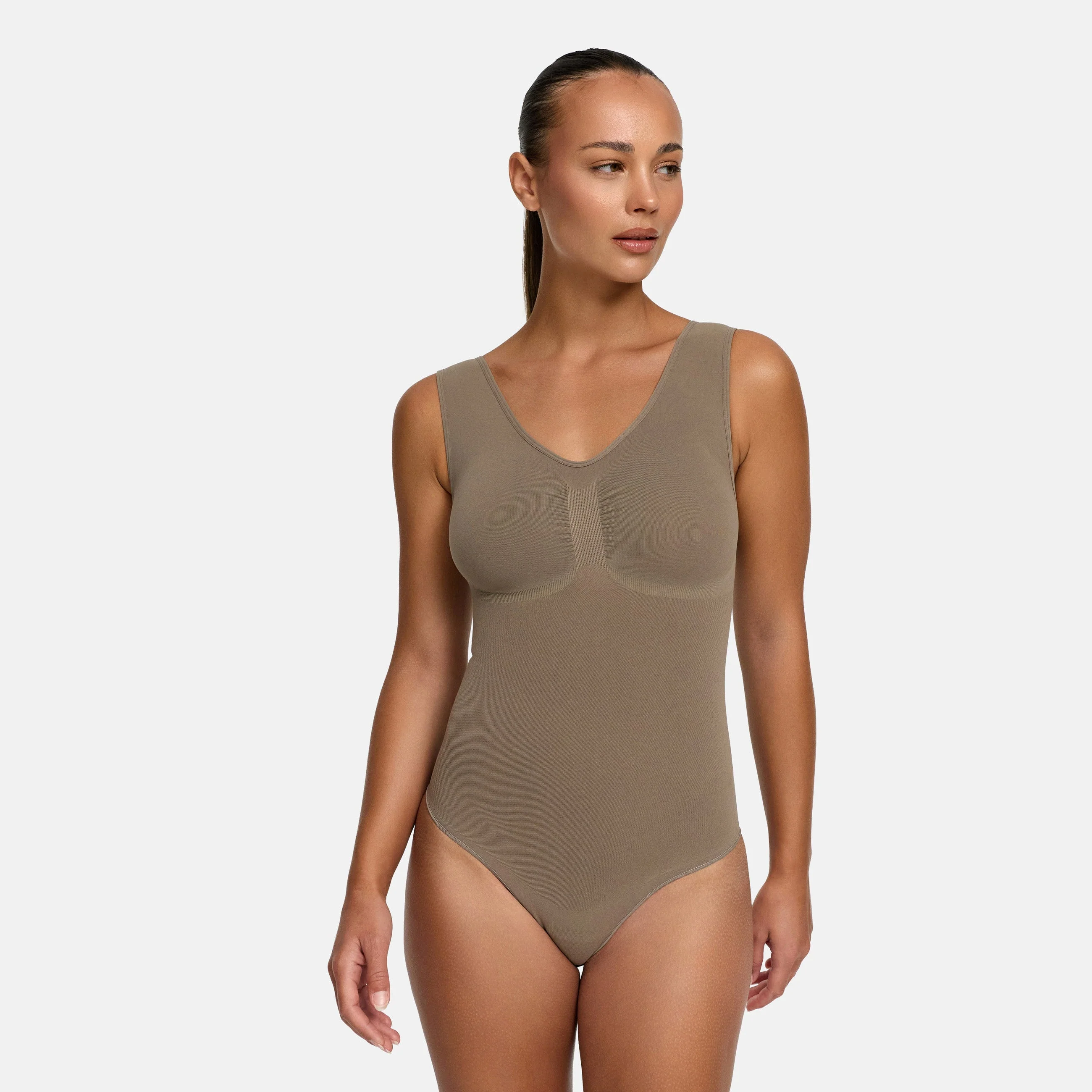 Tank Bodysuit Sculpting Shapewear mit Slip - Image 16