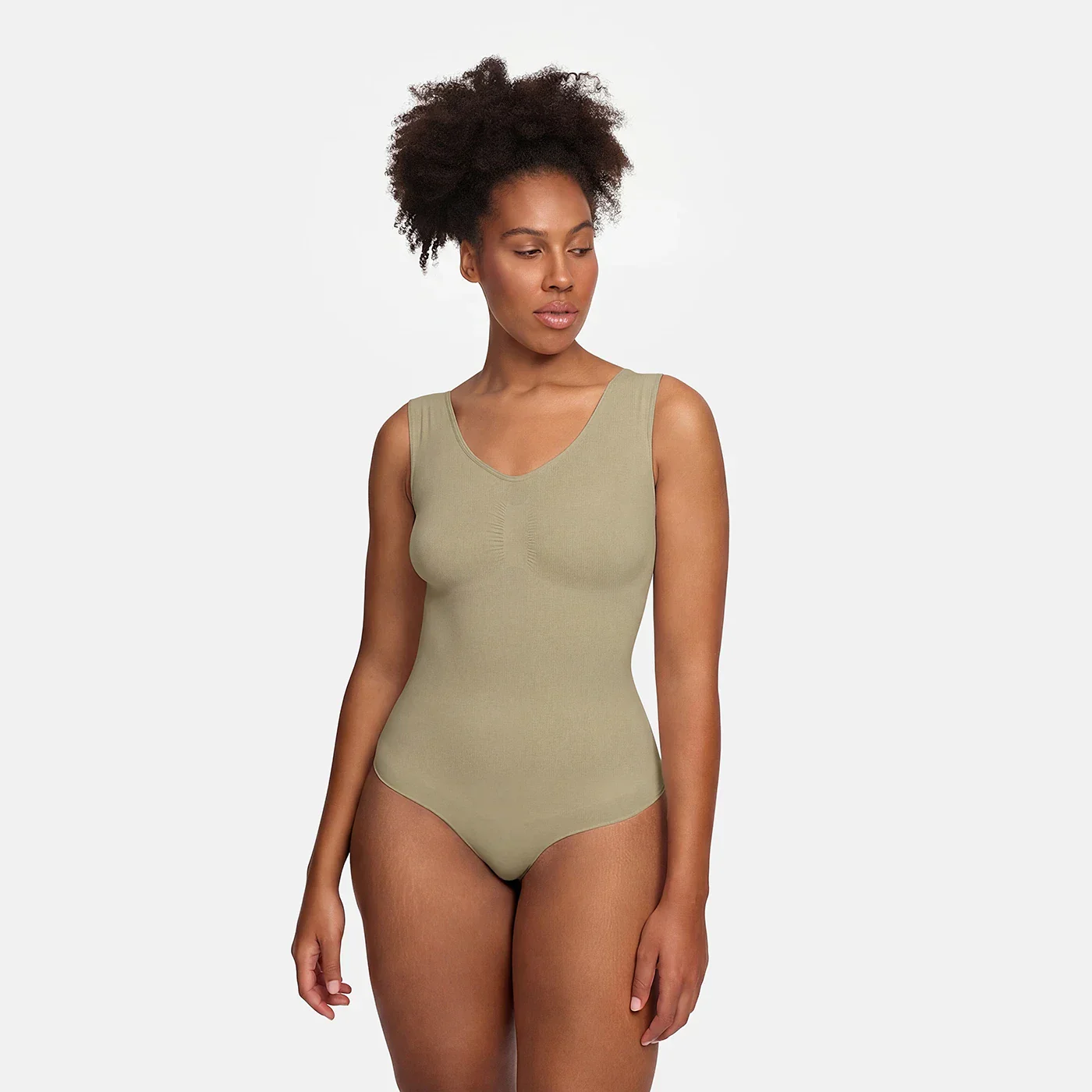 Tank Bodysuit Sculpting Shapewear mit Slip - Image 18