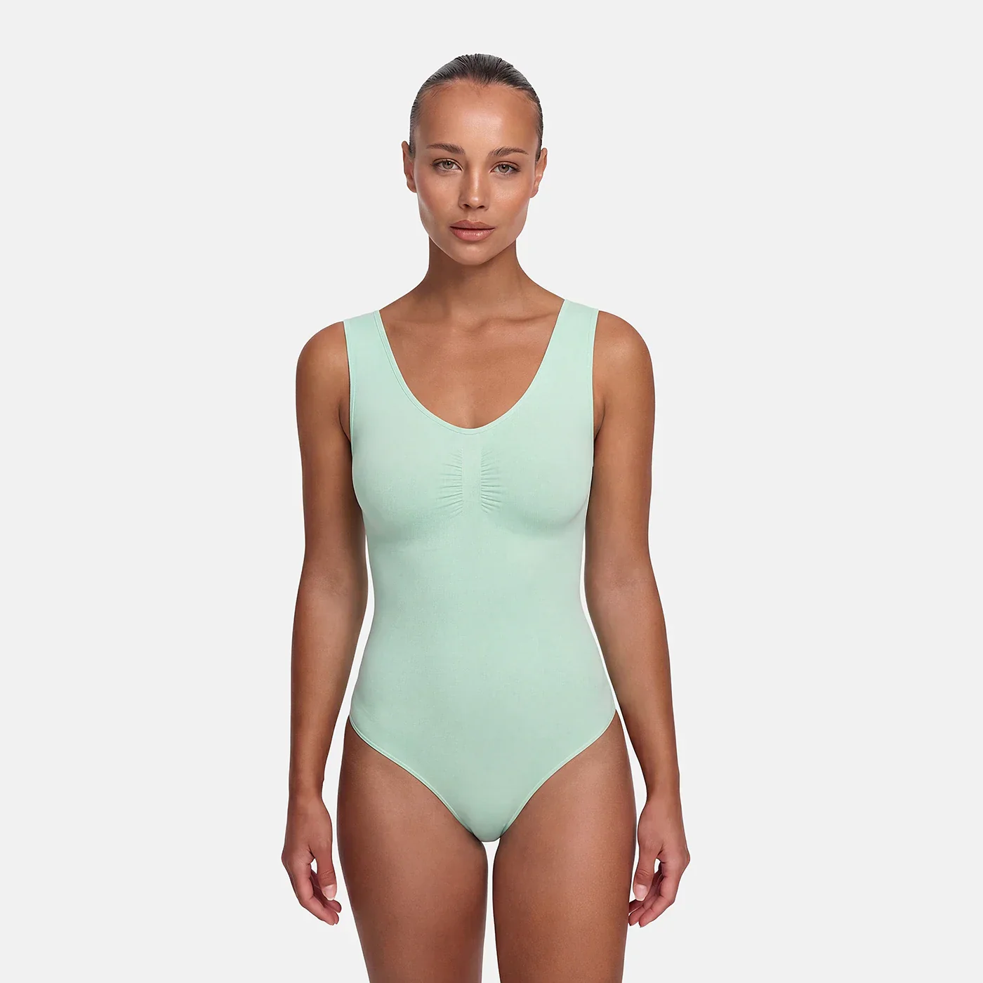 Tank Bodysuit Sculpting Shapewear mit Slip - Image 32