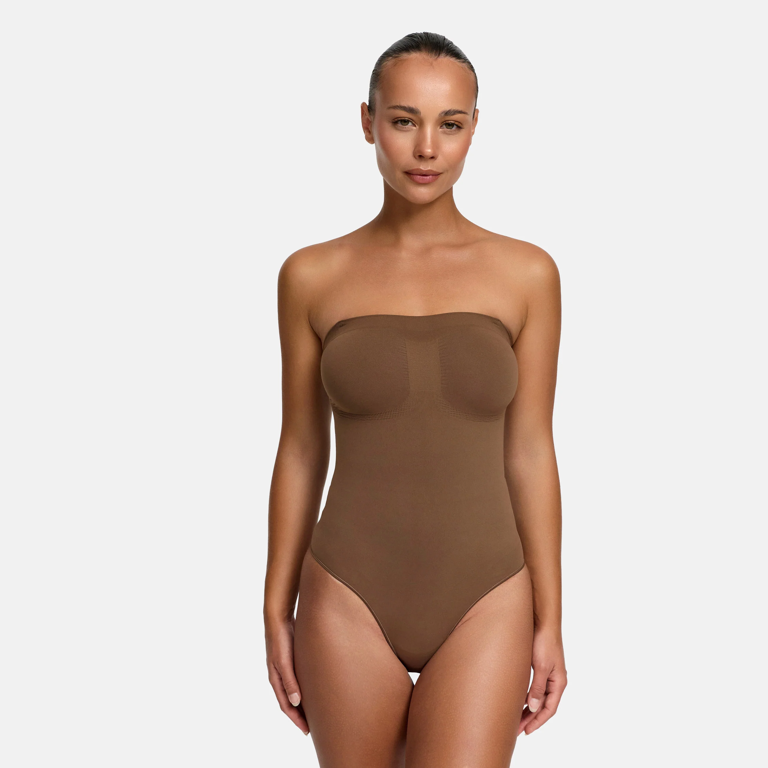 Trägerloser Bodysuit Sculpting Shapewear mit Slip - Image 15